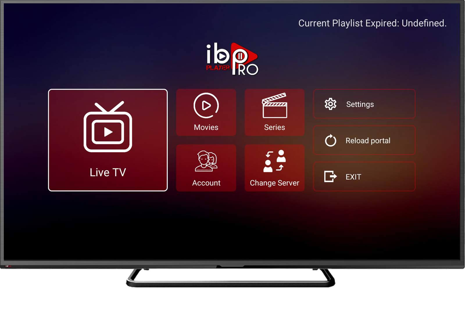 tv-screen-3 iptv smarters pro